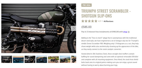 Hitchcox triumph scrambler 900 - triumph,
