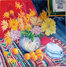 STILL LIFE OIL PAINTING