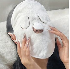 Hot Compress Face Towel Masks, Reusable Facial Steamer Towel UK