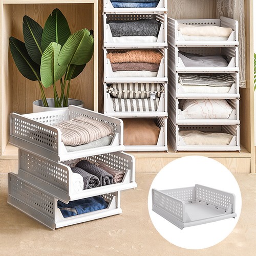 Stackable folding drawer - stackable,