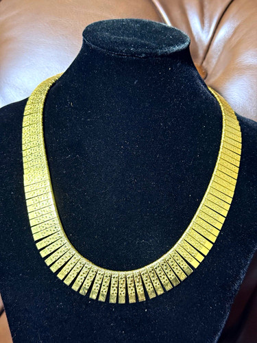 Vintage gold plated egyptian - vintage,