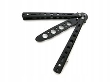 Metal Practice Butterfly Comb Style Trainer Tool Dull Black