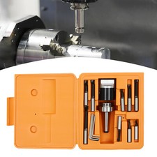 F1-12 MT2-M10 50mm Boring Head W/9Pcs 12mm Boring Bars + Box For Milling Machine