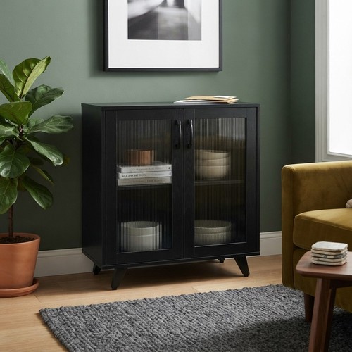 Elegant black sideboard with - elegant,