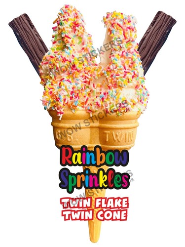Ice cream van - , sticker