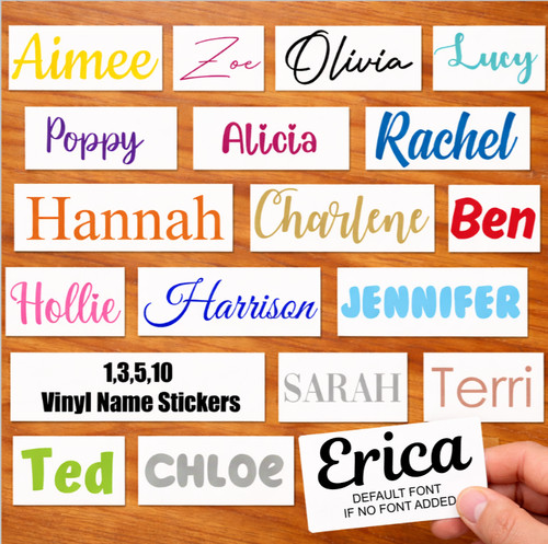 Personalised vinyl name - personalised,