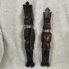 Vintage Pair of African Style