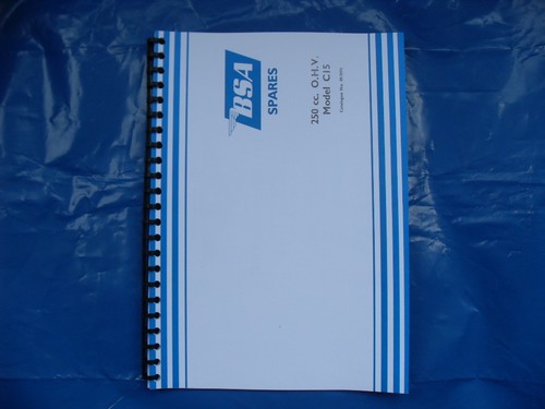 Bsa c15 parts book - bsa,