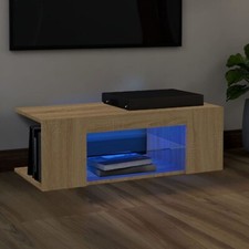TV Cabinet with LED Lights TV Stand TV Unit Hall Entertainment Centre vidaXL