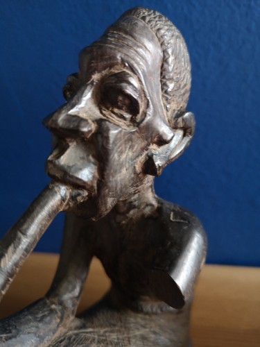 Carved ebony wood - ebony, african