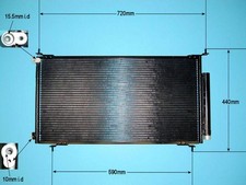 AutoAir Aircon Condenser 16-1042A For Honda CR-V II 2.0 Lifetime Warranty