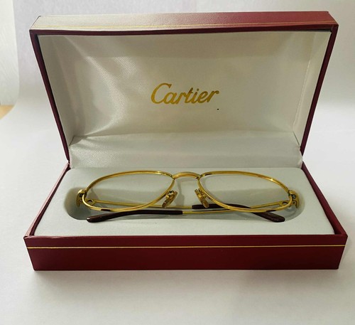 Cartier golden glasses - glasses, frames