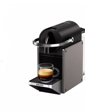 Krups XN306T40 Pod Coffee Machine Espresso Maker Nespresso Pixie 1260w Titanium