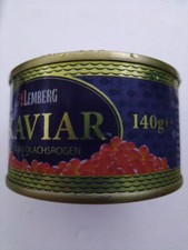 OFFER 140g GORBUSCHA Red Salmon Caviar Alaska Gold Health ИКРА FOOD DELICACY  