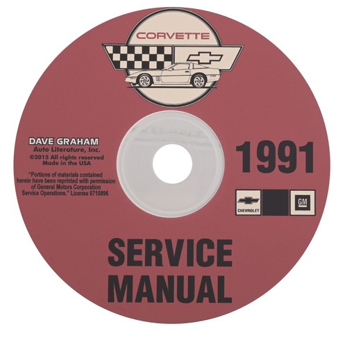 1991 corvette service - 1991,