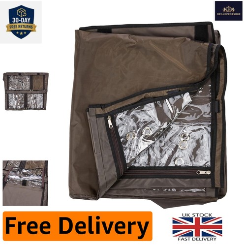 Durable brown outdoor hutch - brown,