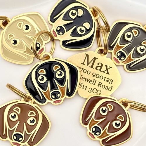 Personalized dachshund brass - personalized,