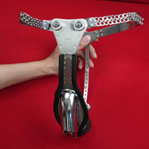 Stainless steel chastity - stainless,