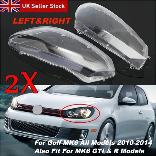 Pair headlight headlamp - pair, lens