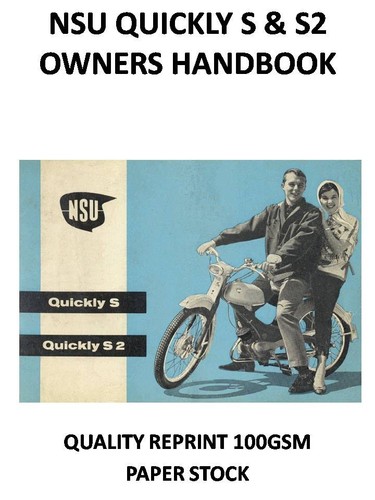 Nsu quickly owners handbook - quickly,