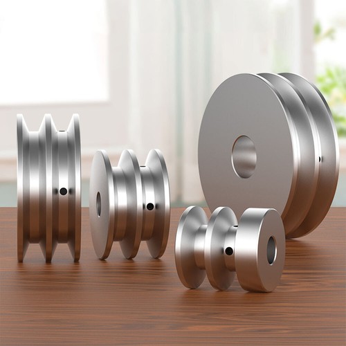 Belt pulley aluminum - v-belt, double