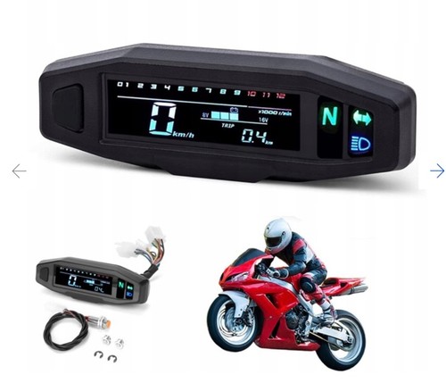 Mini digital motorcycle gauge - mini,