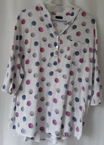 Luca vanucci white shell print - vanucci,