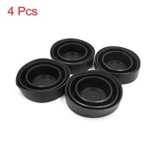 Universal 4Pcs Black Rubber