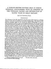 A Romano-British pottery kiln at North Hykeham, Lincolnshire: ...