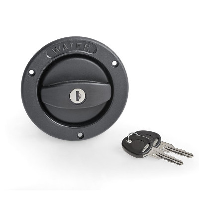 Locking water inlet filler cap - inlet,