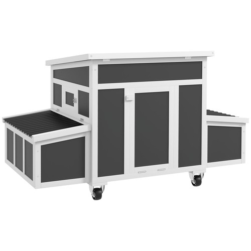 75in wooden chicken coop - 57.75in,