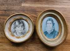 Two Miniature  Drawings On