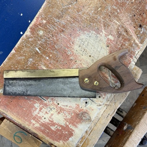 Vintage tenon saw steel blade - vintage,