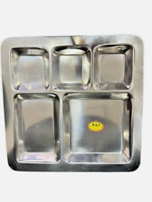 5 Compartment Stainless Steel