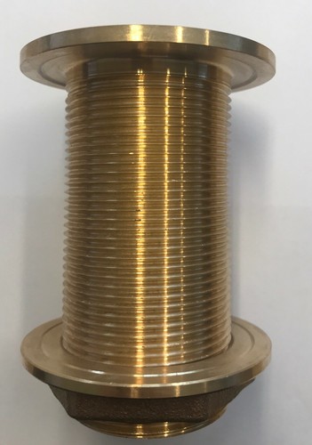 Bronze skin fitting thru - bronze,