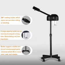 UK Pro Stand Facial Steamer Ozone & Aroma Steam Beauty Salon Spa Instrument