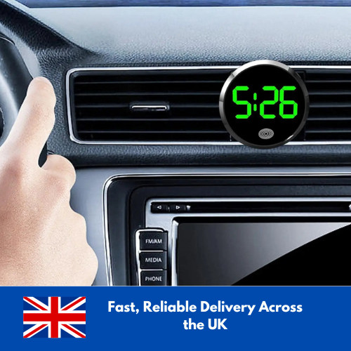 Led car clock automobiles - led,