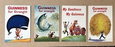 Vintage Guinness Postcards Set