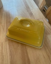 Le Creuset Stoneware Butter Dish 13x9cm Yellow