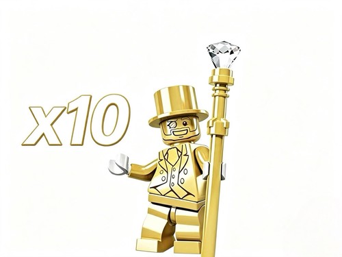 Custom lego gold - 10, mr