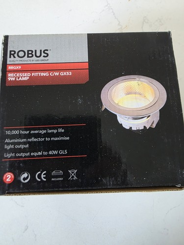 Robus rrgx9 recesessed light - recesessed,