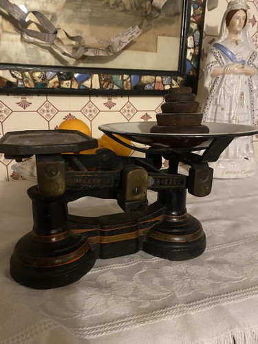 Victorian weighing scales - victorian,