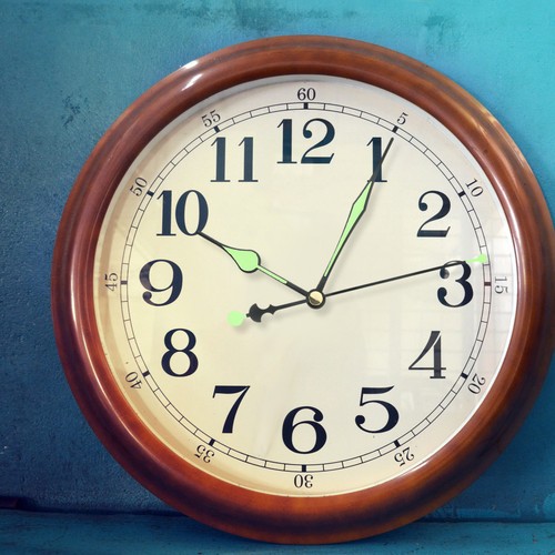 Sets backwards clock wall - sets,