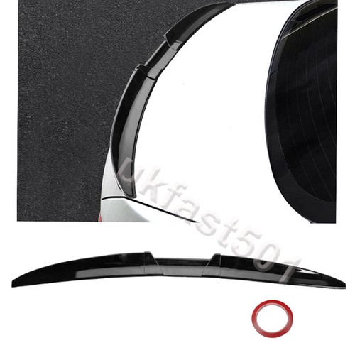 Gloss black rear boot - black, trunk