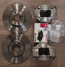 FORD CORTINA MK3 MK4 MK5 M16 FRONT CALIPER KIT BRAKE DISC D&G, PADS  SOLID
