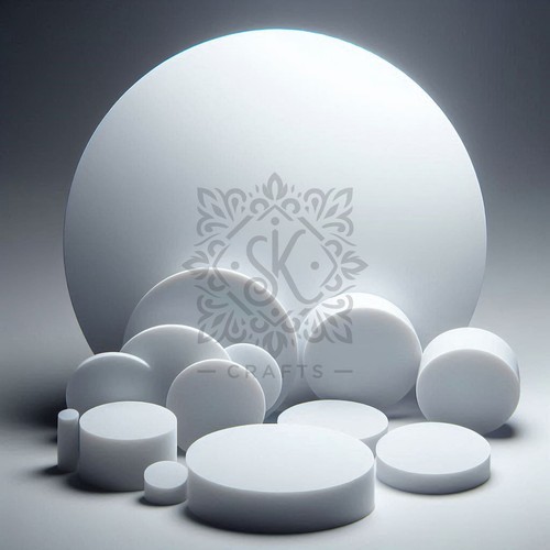 3mm white gloss - gloss, opaque