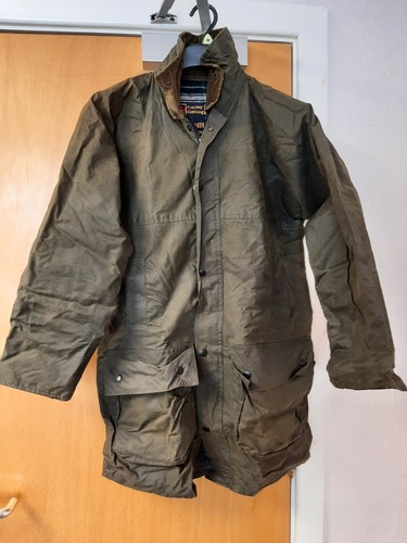 Waxed cotton coat - cotton,