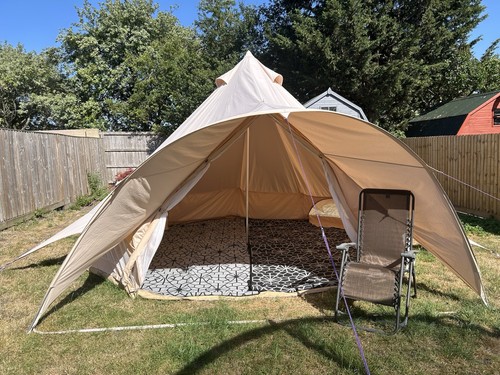 Beige bell shape tent - bell,