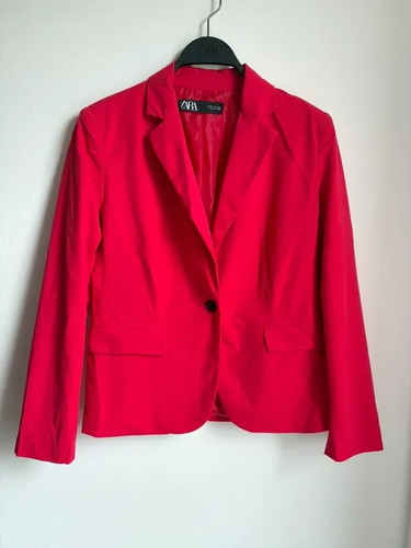 Zara pink tailored - long, sleeve