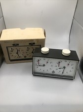 Working Bohemia 551 Chess Clock Good Used Condition Made in West Germany